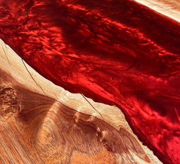 Fire Red Mica Powder image 1
