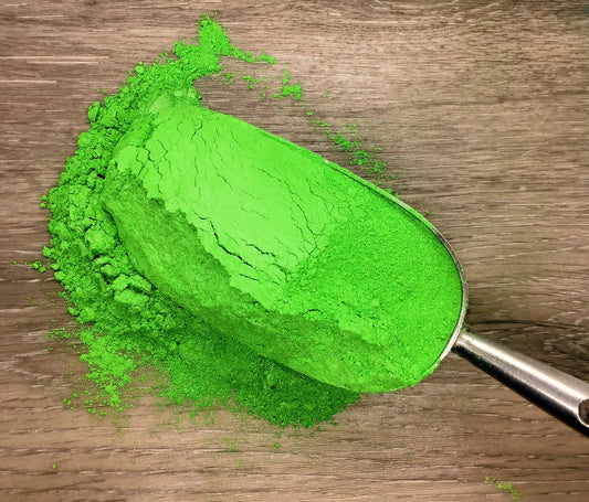 Lime Green Mica Powder image 0