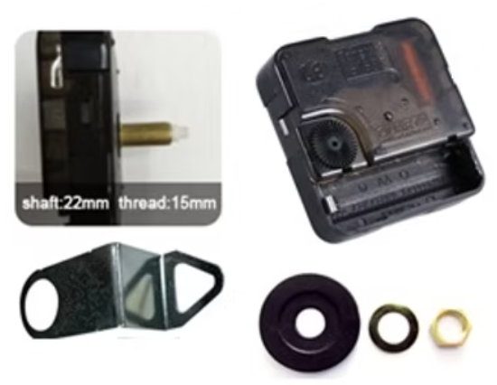 Clock Mechanism - 15mm thread (6168S)