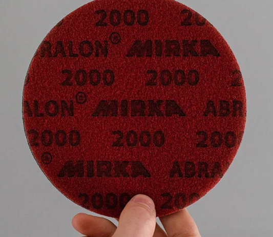 Mirka Abralon 125m Hook and Loop Foam Wet Sanding Discs